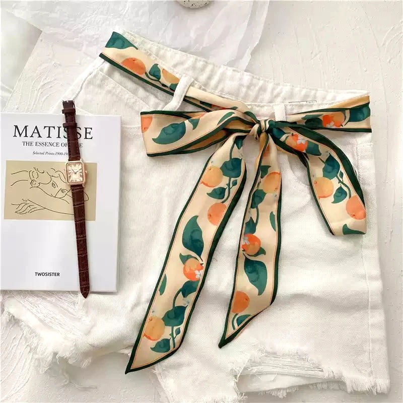 Ceinture Foulard Fleuri 8