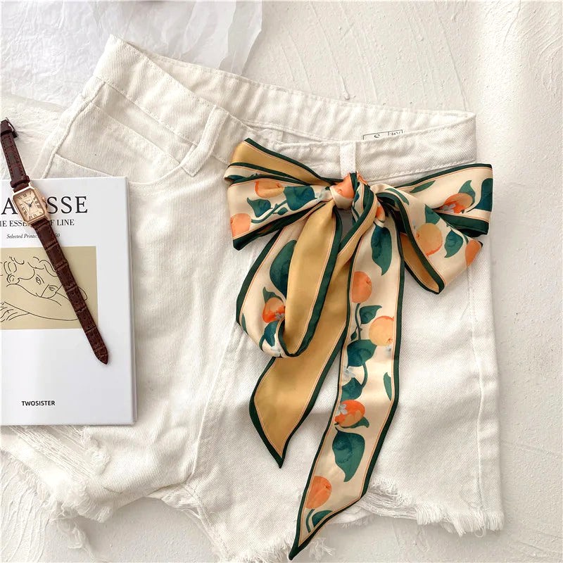 Ceinture Foulard Fleuri
