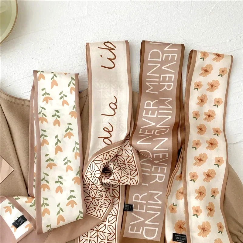 Ceinture Foulard Marron Femme 13