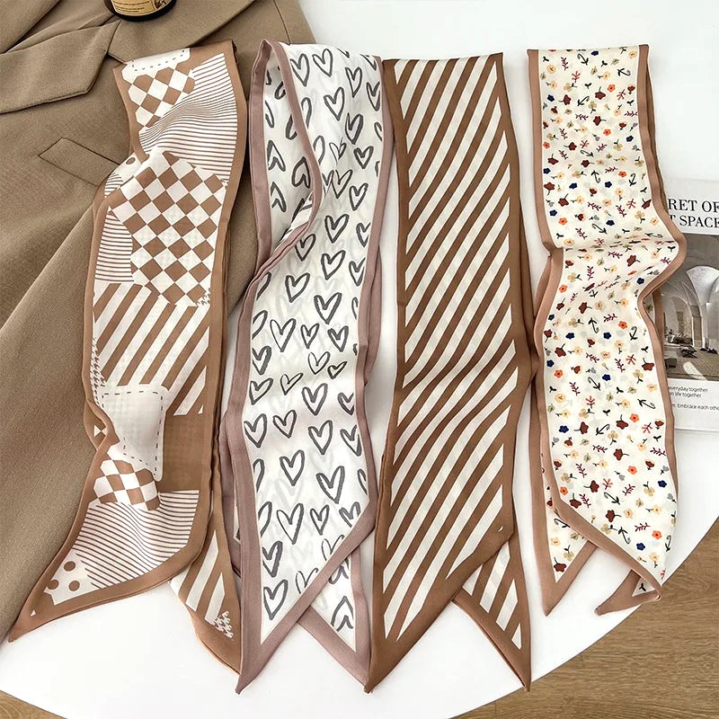 Ceinture Foulard Marron Femme 14