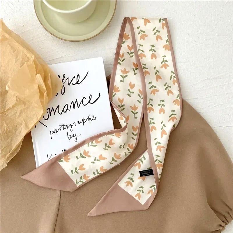 Ceinture Foulard Marron Femme 9