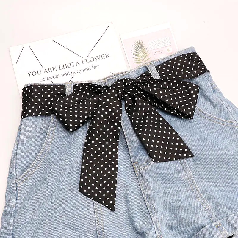 Ceinture Foulard Noir