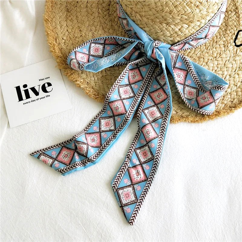 Ceinture Foulard Turquoise