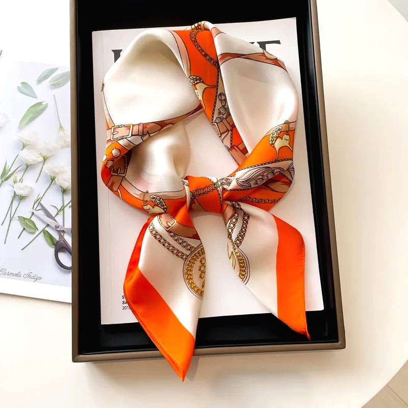 Cheveux Foulard Soie 4