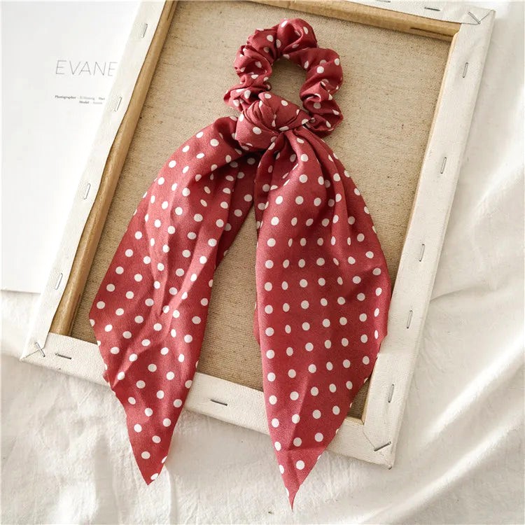 Chouchou Foulard Pois 2