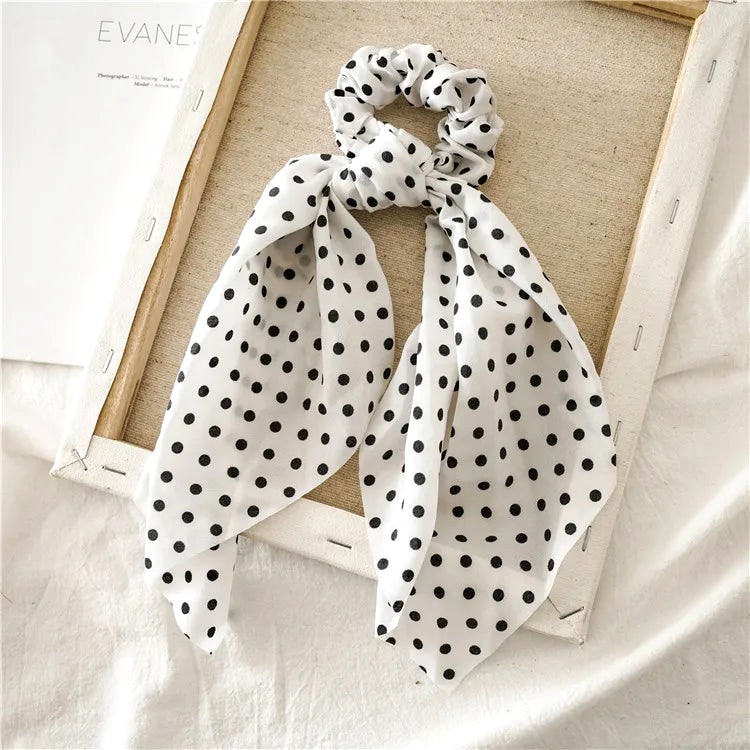 Chouchou Foulard Pois 5