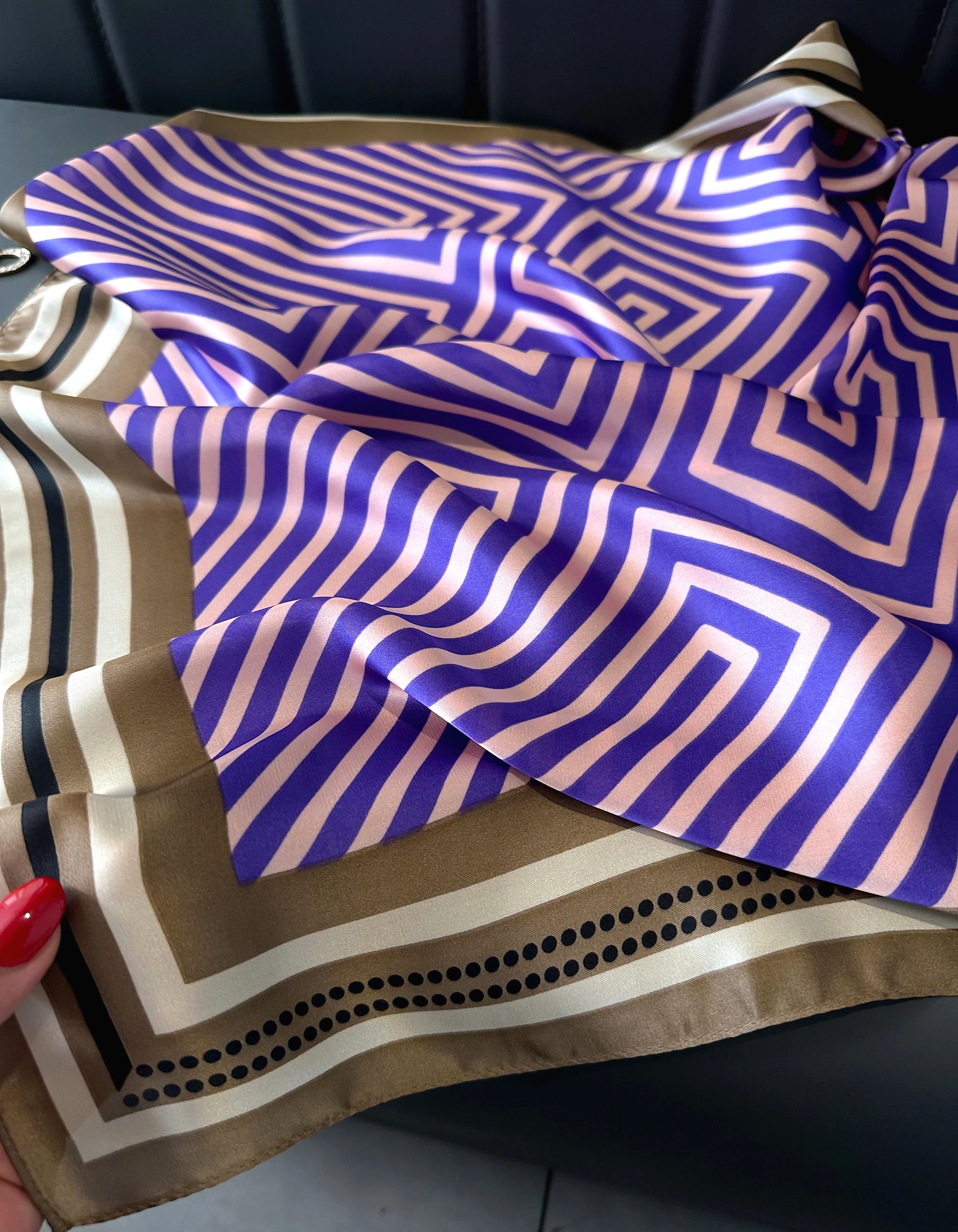 Foulard Cheveux Carre 3