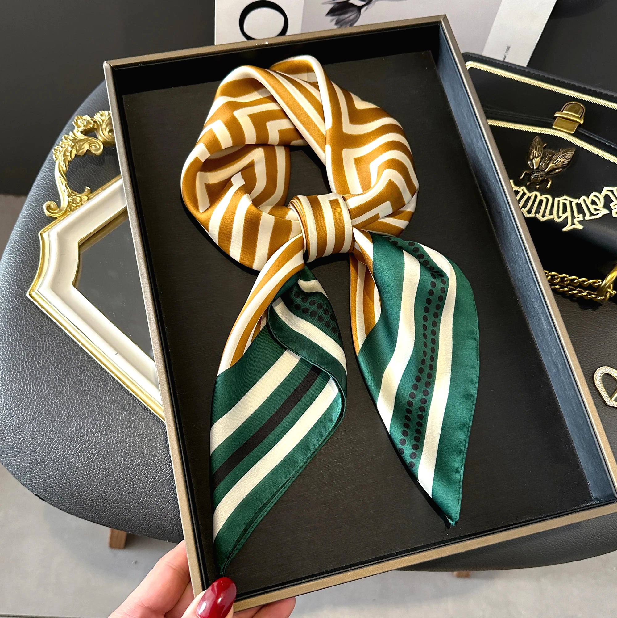 Foulard Cheveux Carre 7