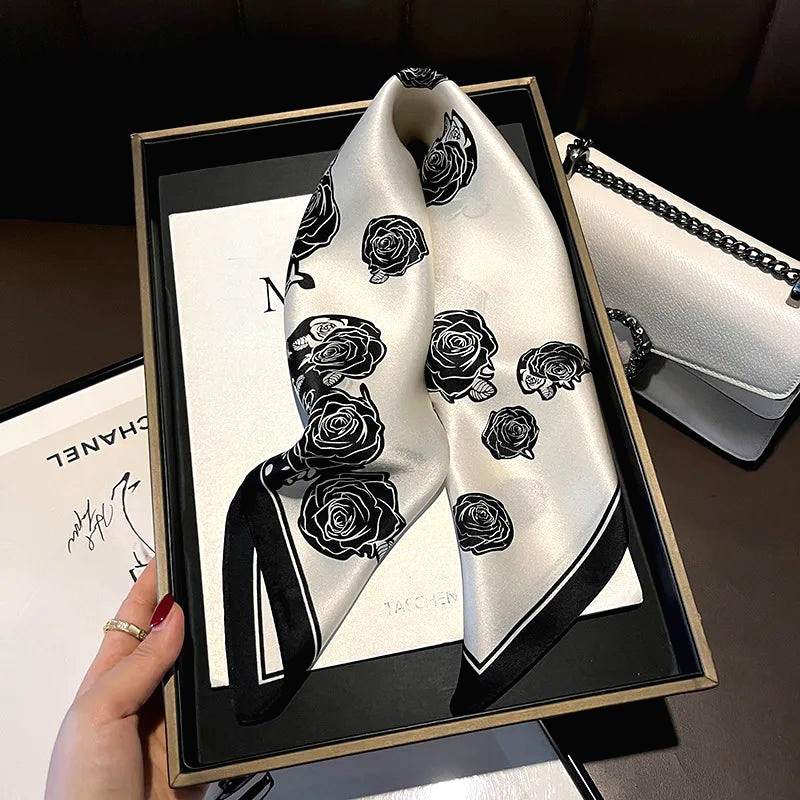 Foulard Cheveux Fleuri 9