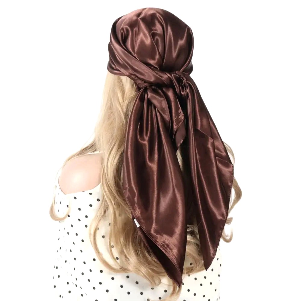 Foulard Cheveux Marron