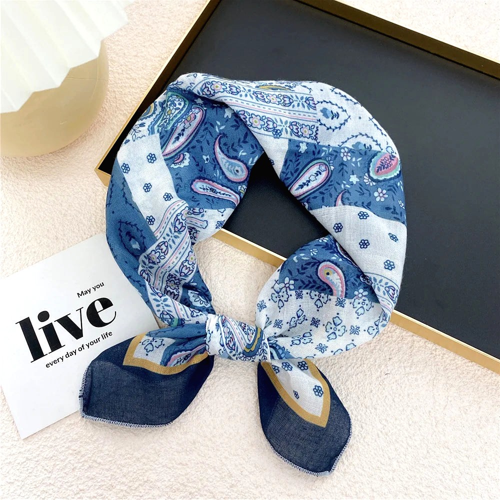 Foulard En Coton Pour Cheveux 2