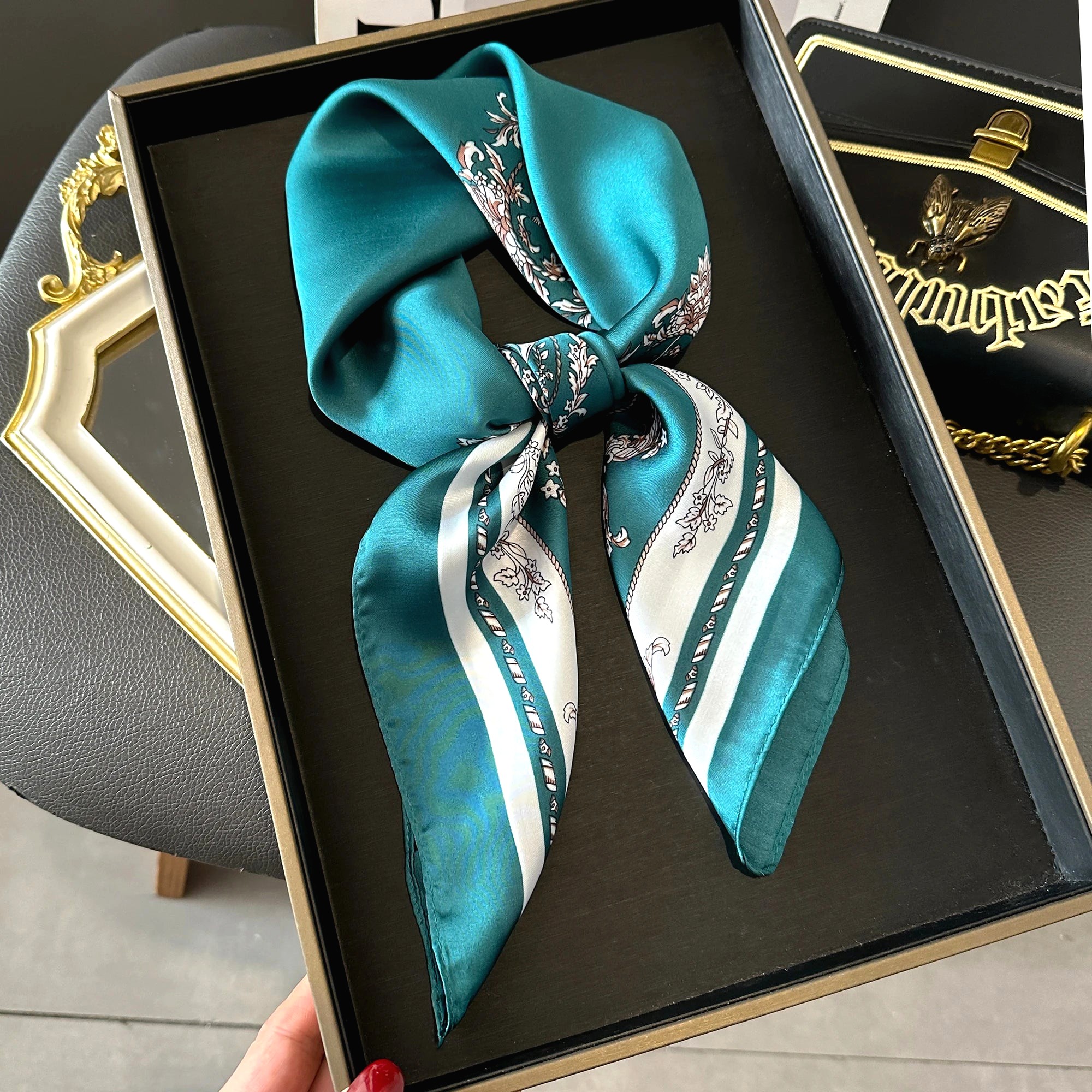 Foulard Femme Pour Cheveux 6