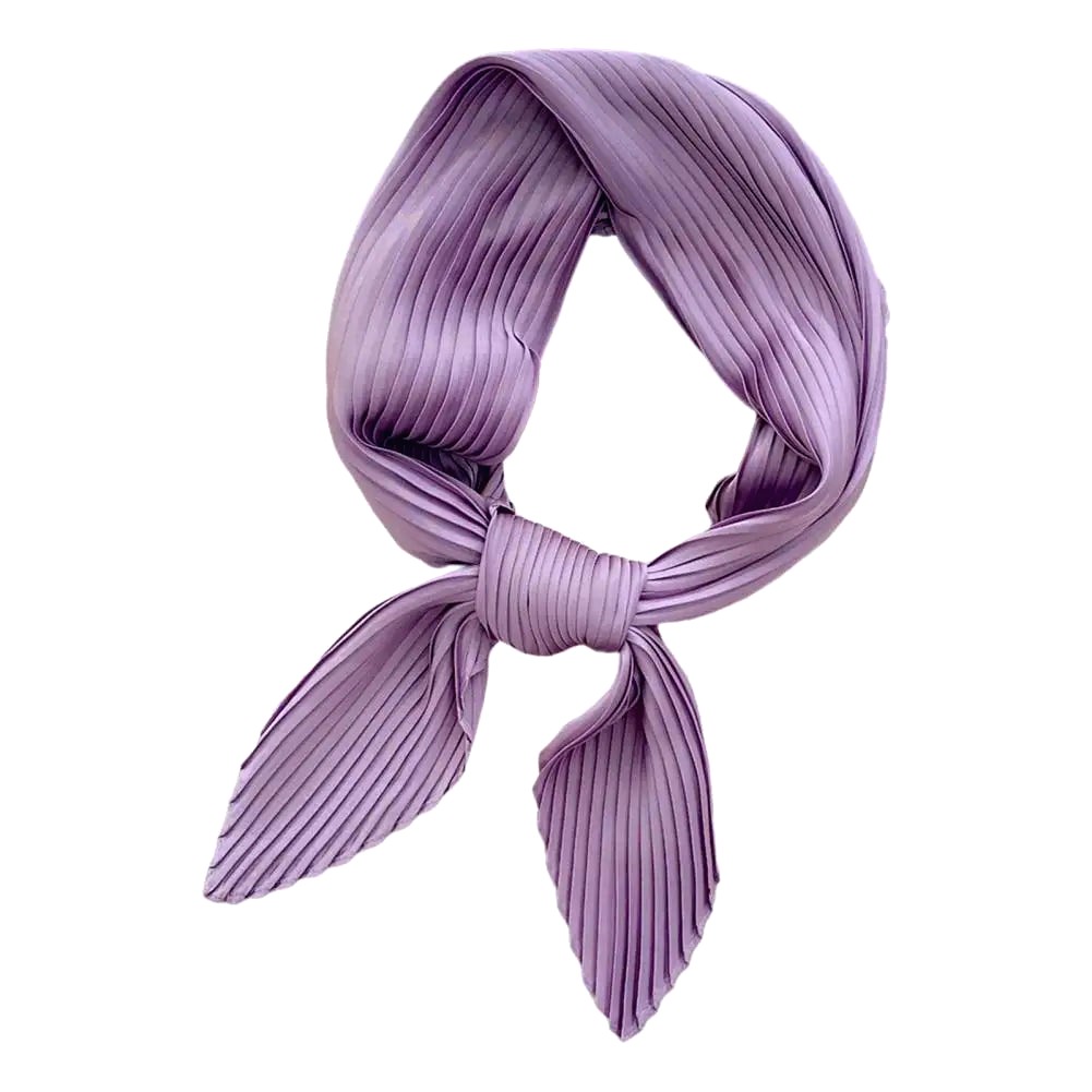 Foulard Plisse Violet